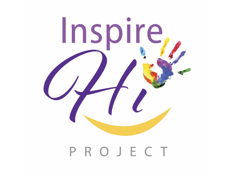Inspire HI Project logo with hand representing inclusion